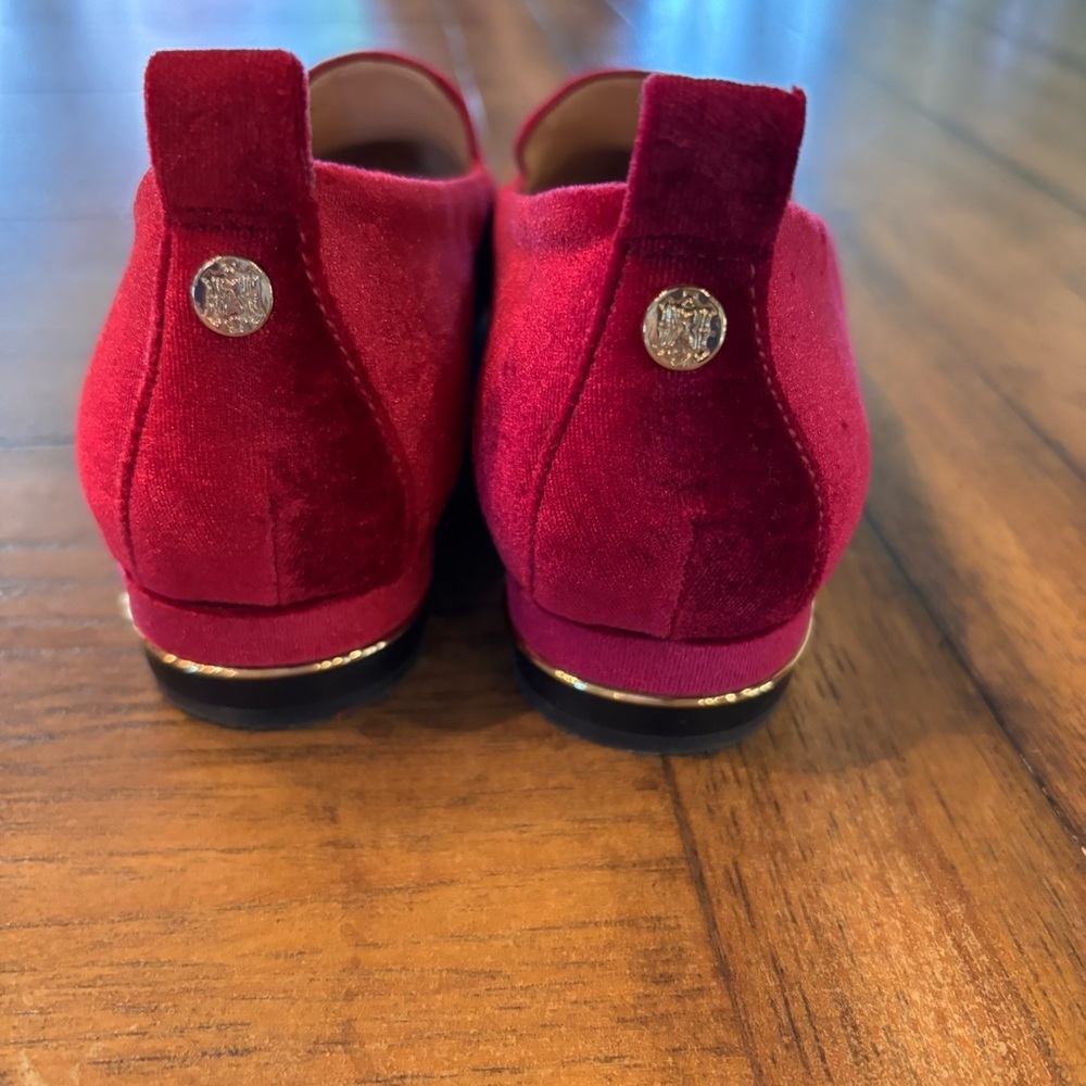 Alex Marie the Campbell Raspberry Velvet Dress Loafer,size 6.5, Classy Elegance - Picture 3 of 8